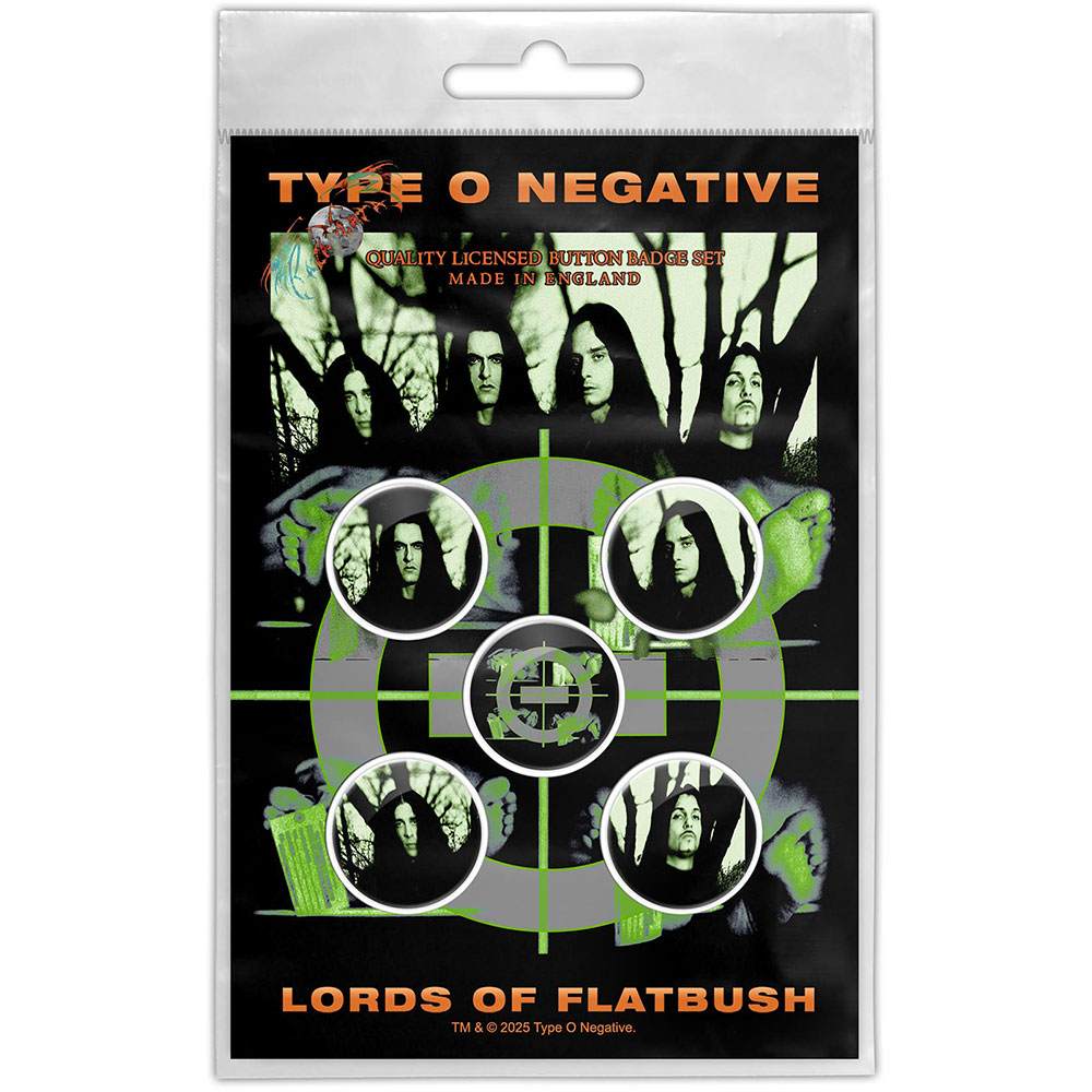 Type O Negative - Lords Of Flatbush Badge/button - Multicolours